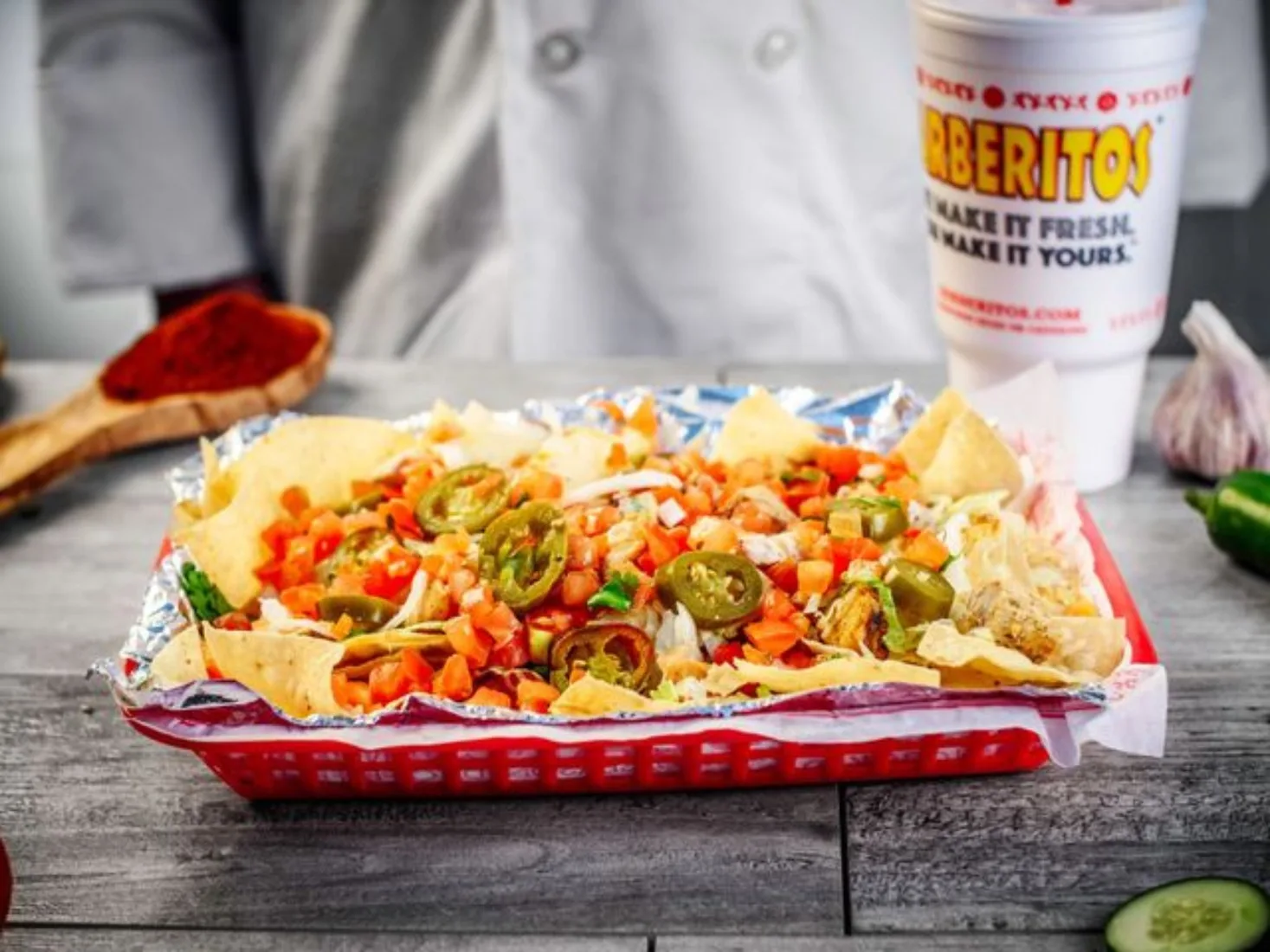 Barberitos nachos product photography